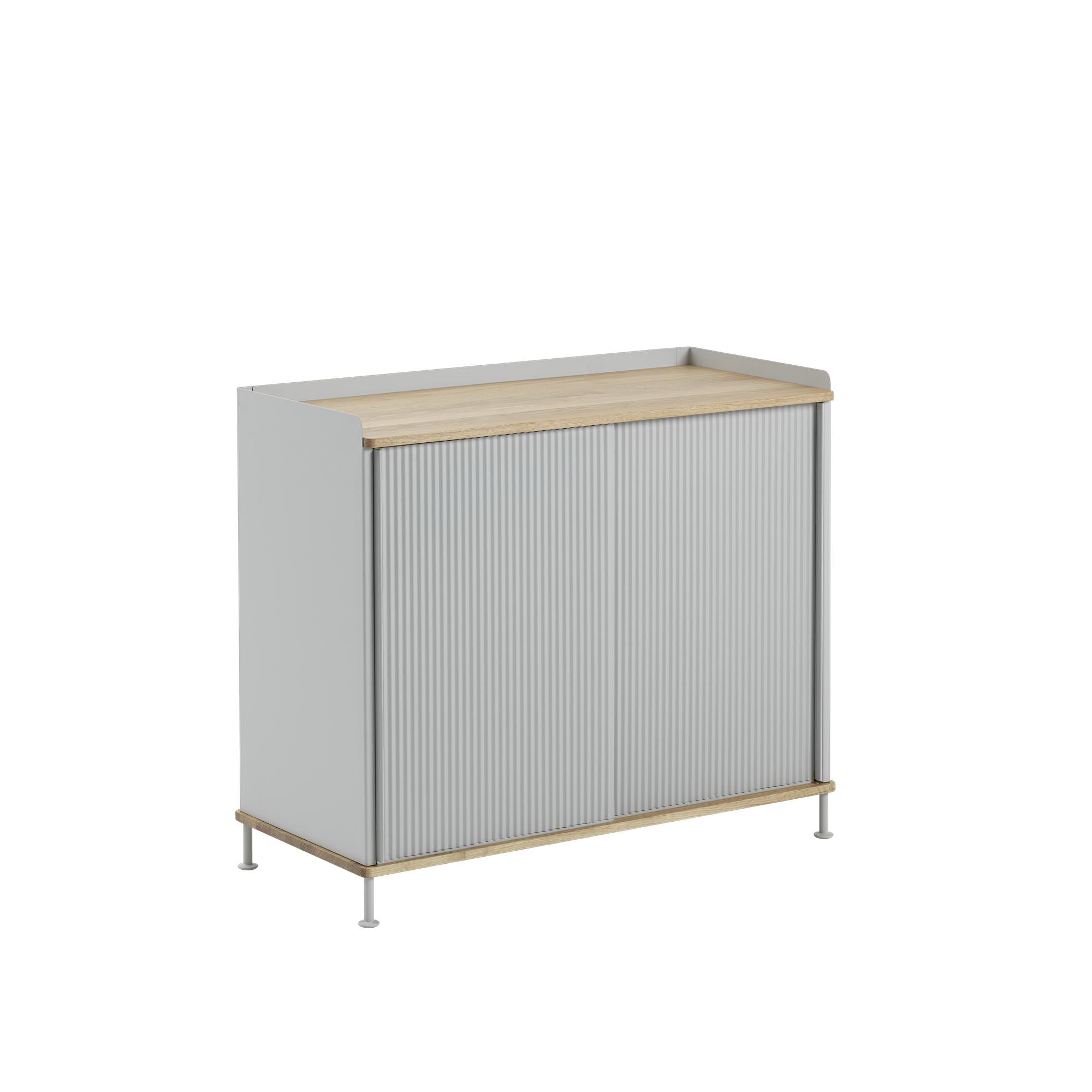 Muuto Enfold Cabinet High, dub/šedá