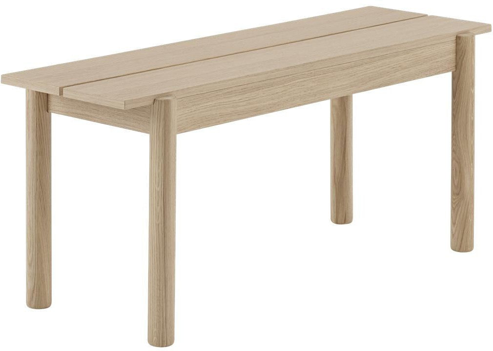 Muuto lineární dřevěná lavice, L 110 cm