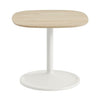 Muuto Soft Side Tables øx H 45x40, Solid Oak/Off White