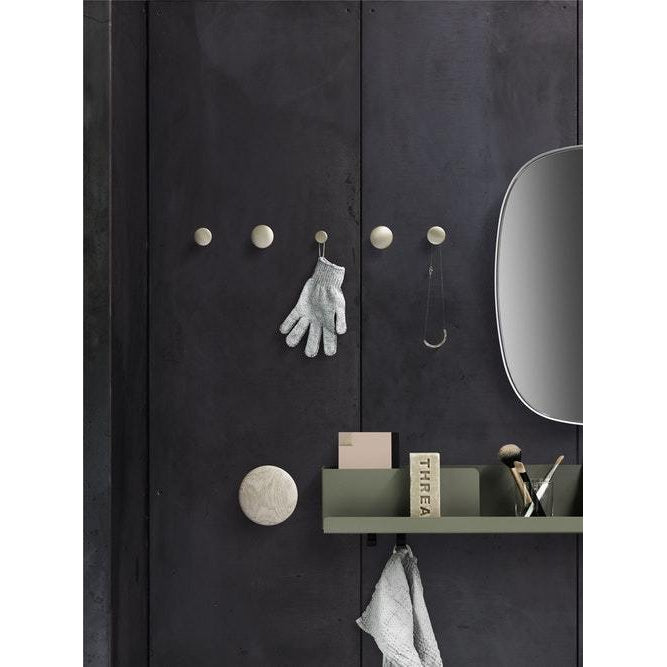 Muuto The Dots Hook Metal Umbermetall Ø 2,7 cm, umber