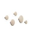 Muuto The Dots Hook Set Of 5 Wood, Oak