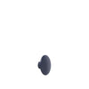 Muuto The Dots Hook Wood Midnight Blue Ø 9 cm, půlnoční modrá