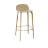 MUUTO Visu Barstool dřevěné nohy, H 75 cm, dub