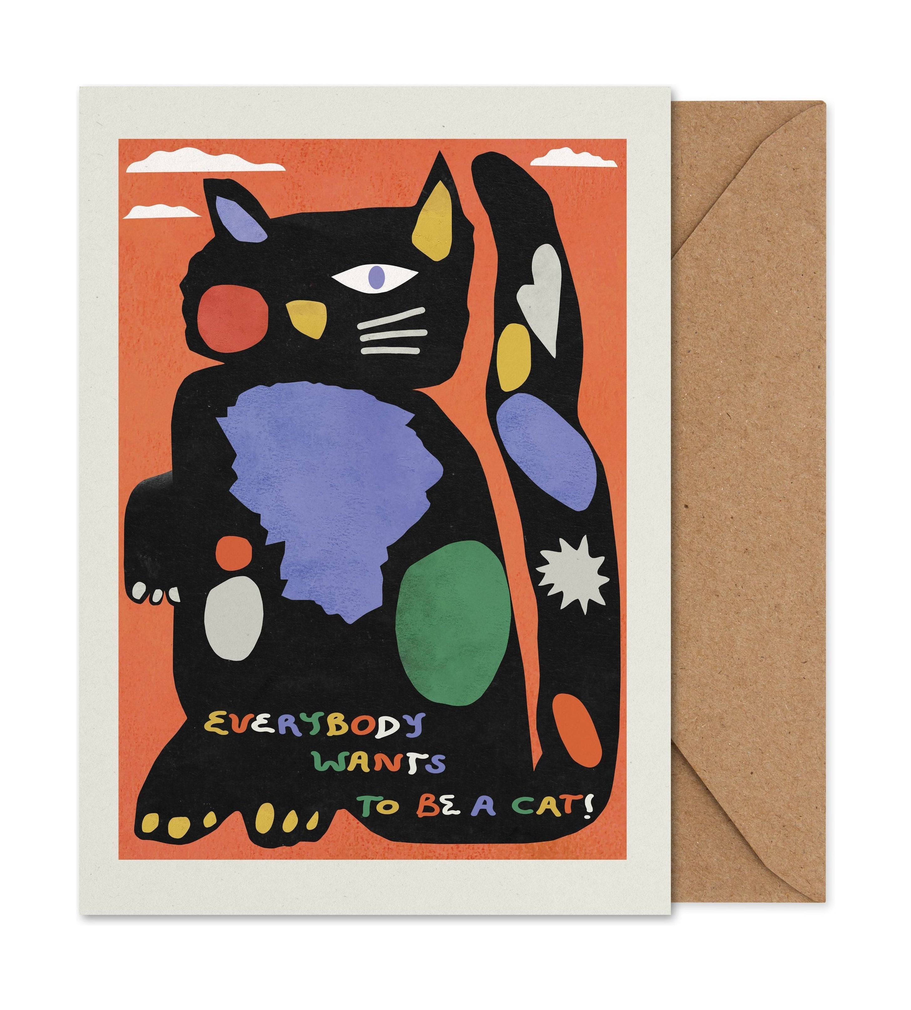 [product_category]-Paper Collective Everybody Wants To Be A Cat Card, A5-Paper Collective-5713450018338-M6002-PAP-1