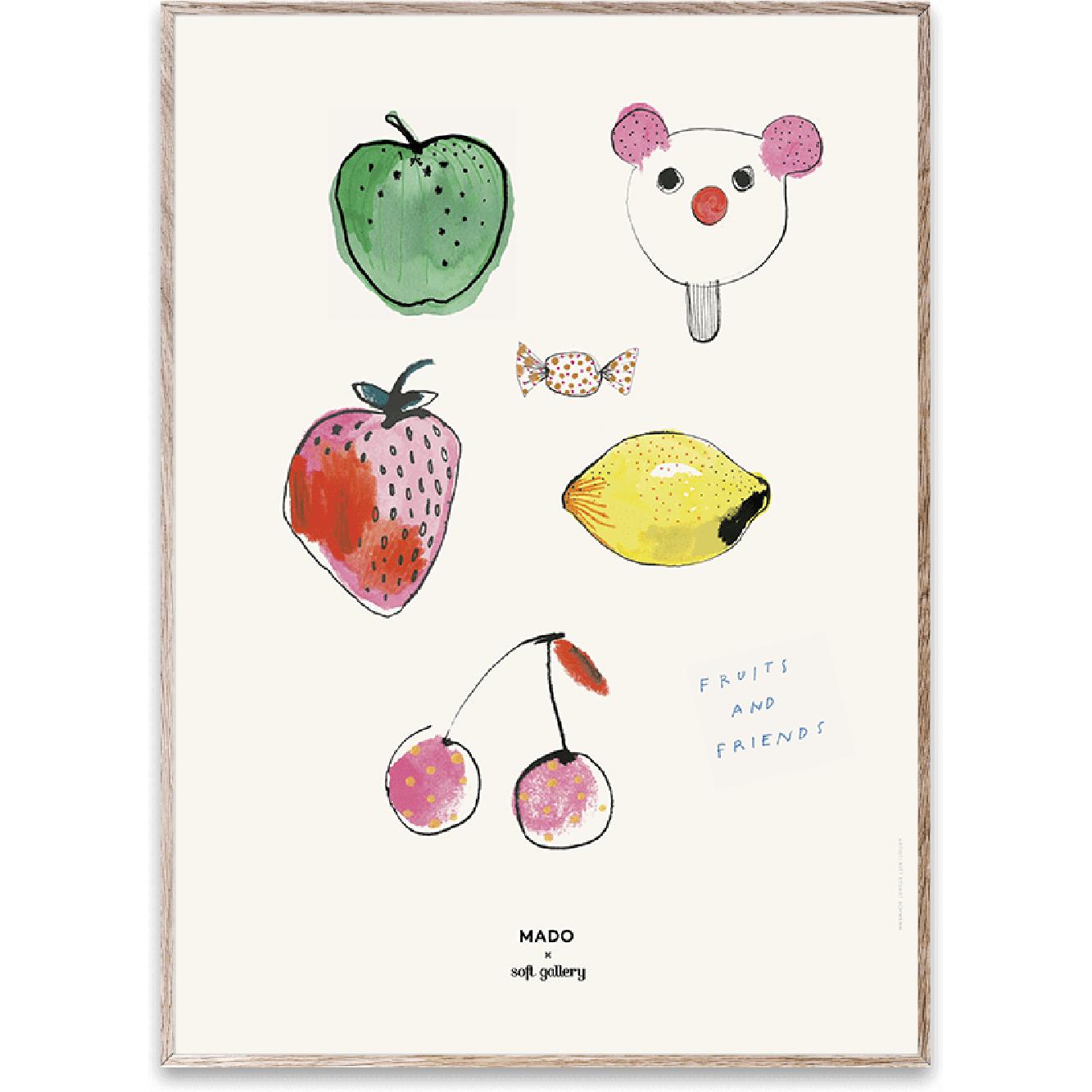 [product_category]-Paper Collective Fruits & Friends Poster, 50x70 Cm-Paper Collective-5713450006953-M2105-PAP-1