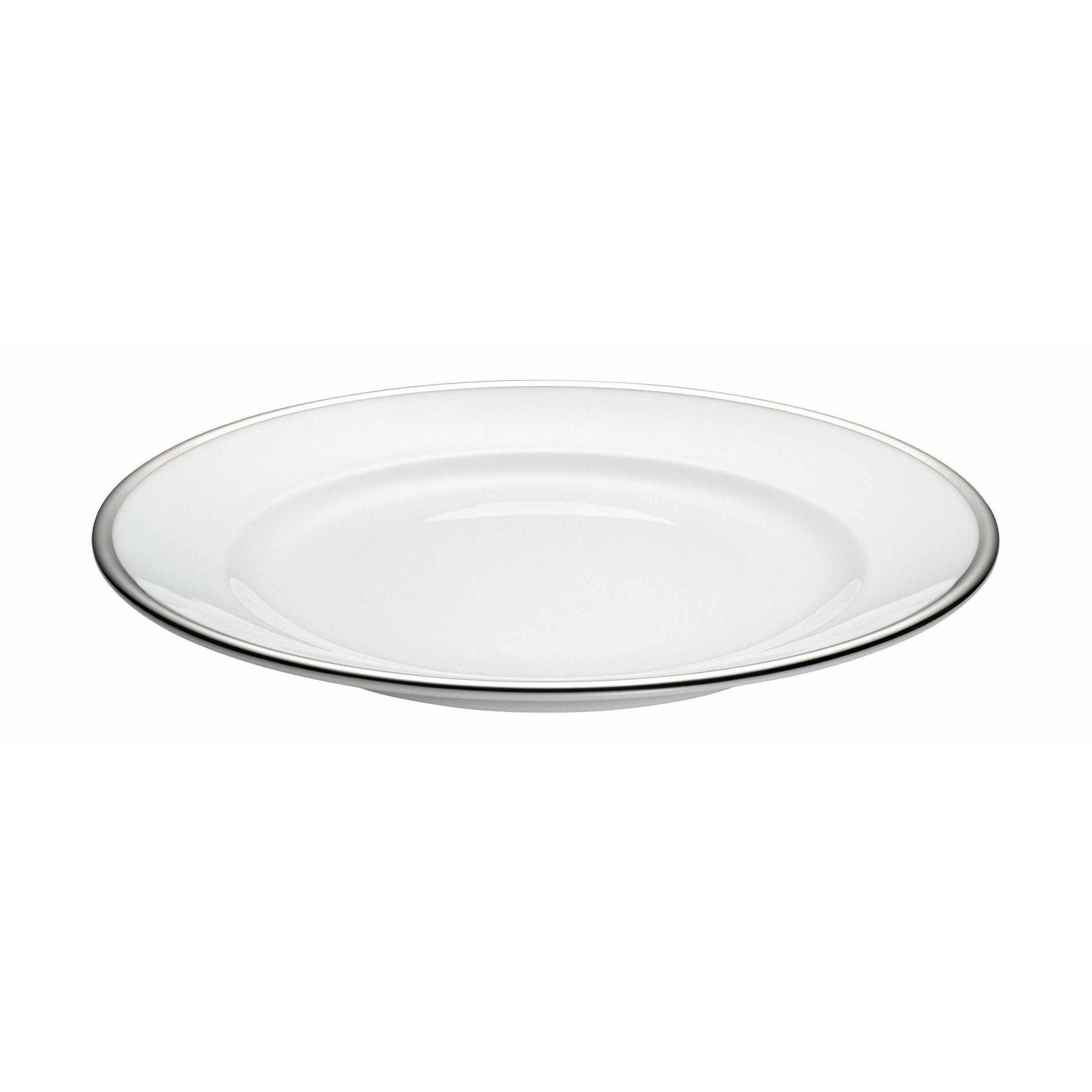 Pillivuyt Bistro Plate Ø 21 cm, bílá/stříbrná