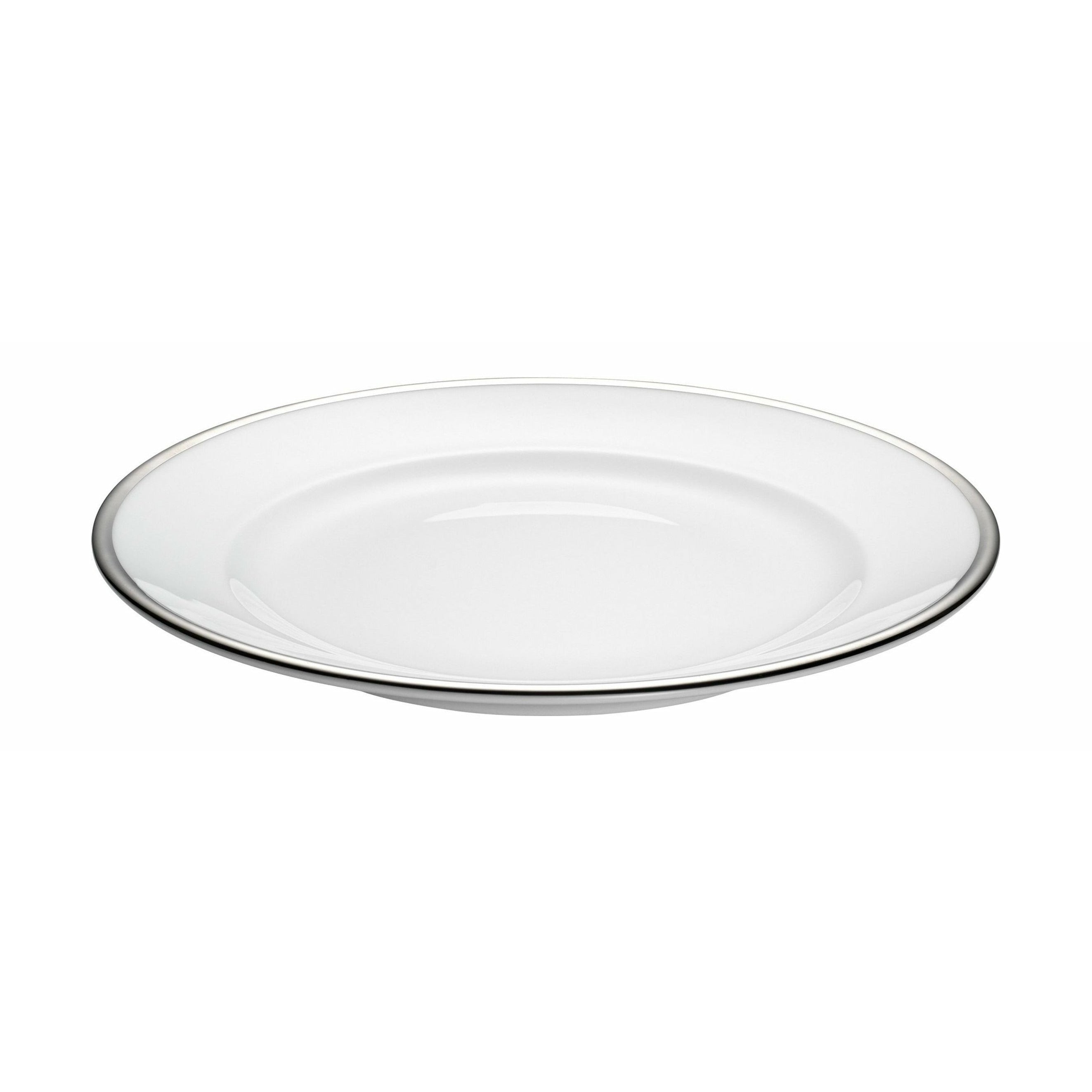 Pillivuyt Bistro Plate Ø 24 cm, bílá/stříbro