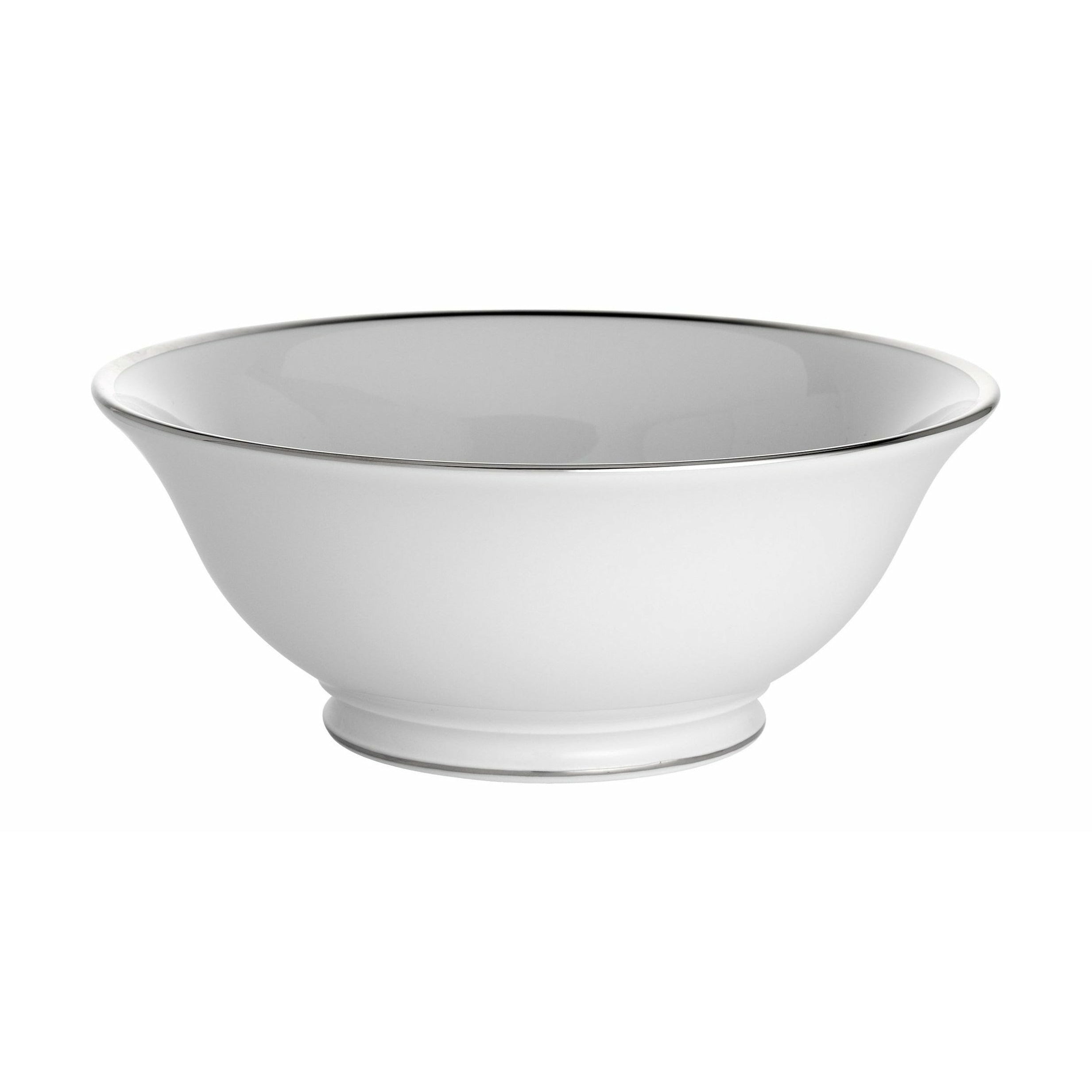 Pillivuyt Bistro Salad Bowl No. 9, White/Silver