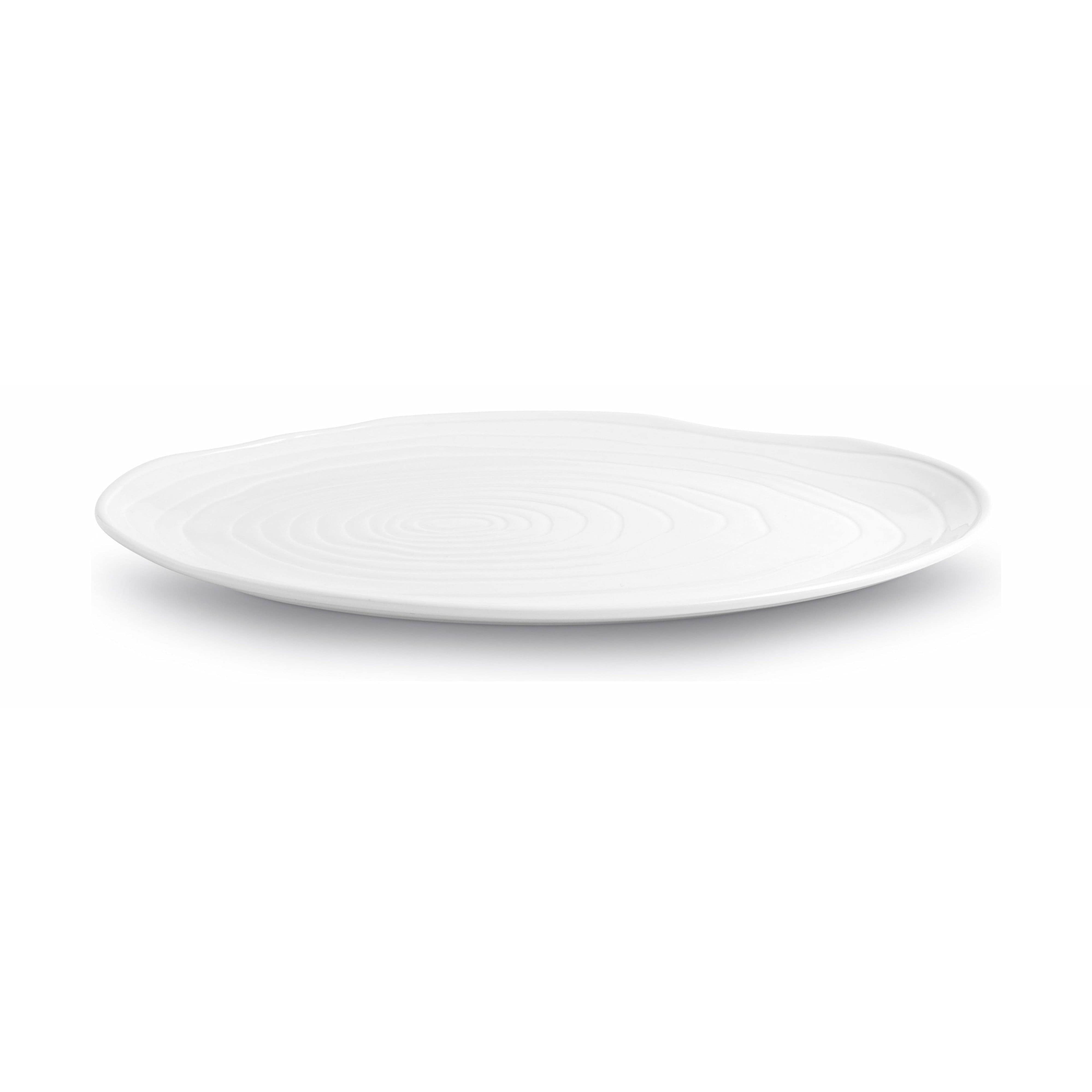 Pillivuyt Boulogne Plate Oval L 34 cm, bílá