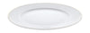 Pillivuyt Plissé Plate White/Matt Gold, Ø28 cm