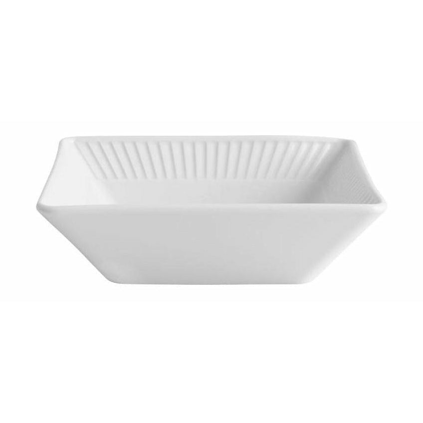 Pillivuyt Plissé Square Bowl, 11 cm