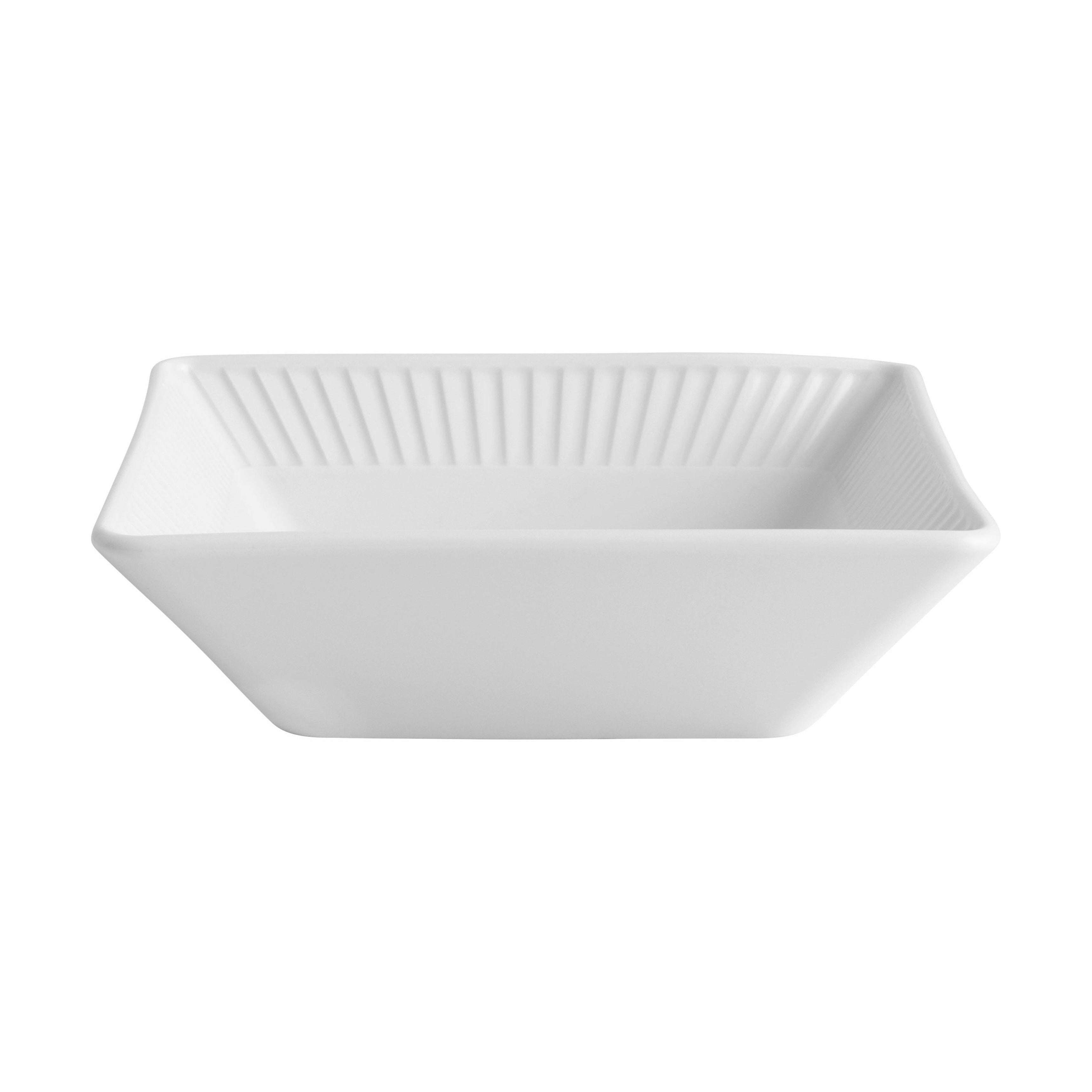 Pillivuyt Plissé Square Bowl, 14 cm