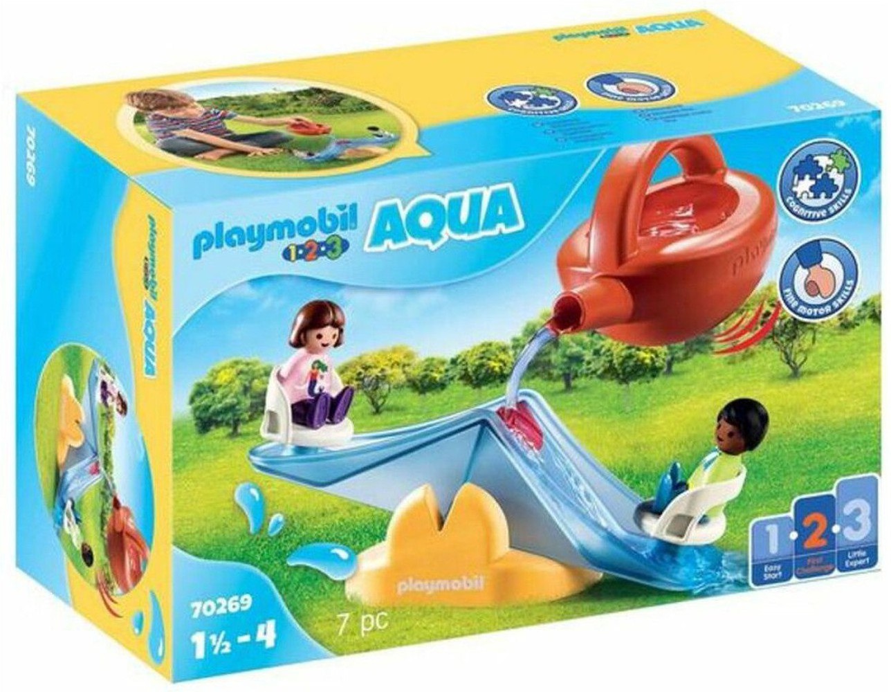 Playset 1,2,3 Water Rocker with Sprinkler Playmobil 70269 ( 7 pcs)