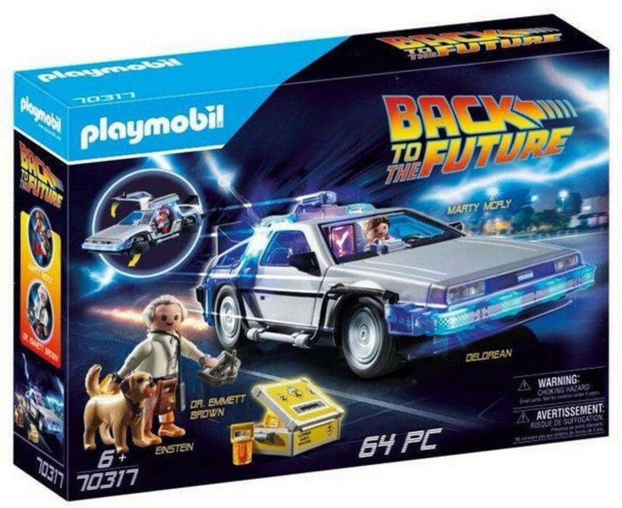 Akční závodník PlaySet zpět do budoucnosti Delorean Playmobil 70317