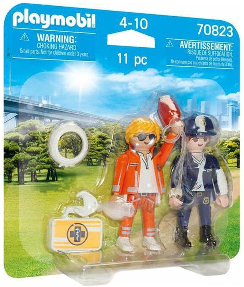 PlaySet PlayMobil 70823 Doktorský policista 70823 (11 ks)