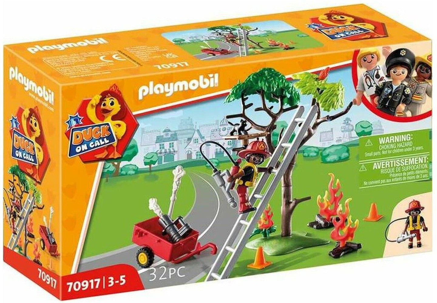 Playset PlayMobil 70917 Fireman Cat 70917 (32 ks)