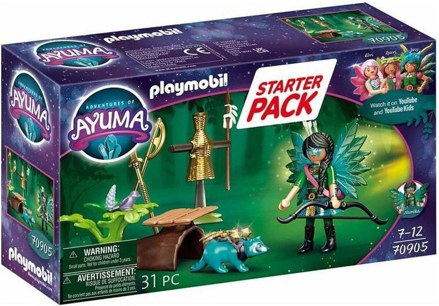 Playset PlayMobil Adcentures Ayuma Starter Pack Knight Fairy 70905