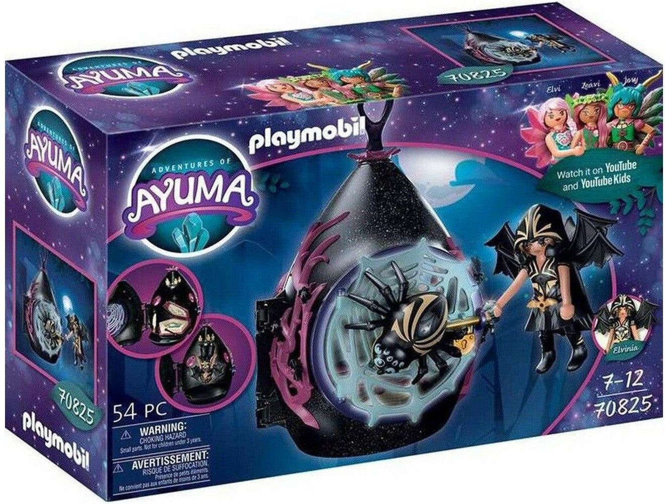 PlaySet Playmobil Adventures of Ayuma Bat Fairies 70825 (54 ks)