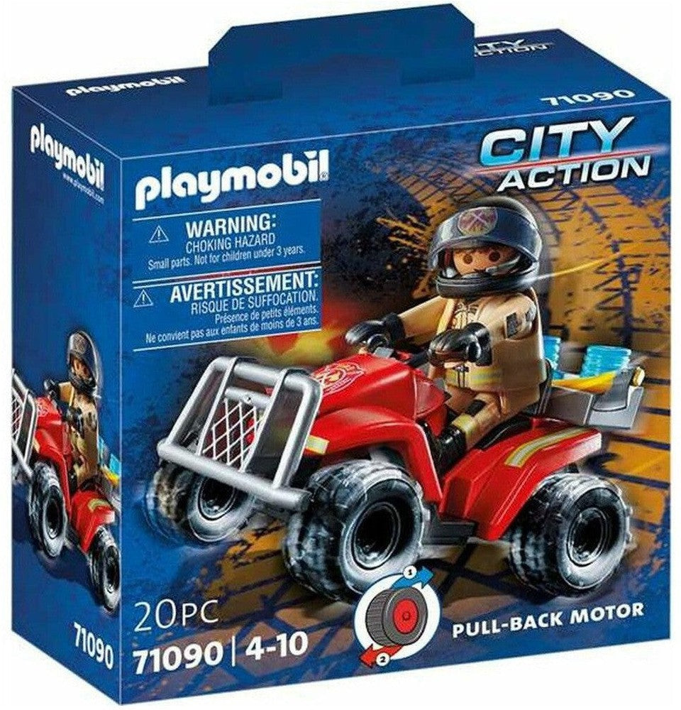 Hasiči akce PlaySet Playmobil City - Speed ​​Quad 71090