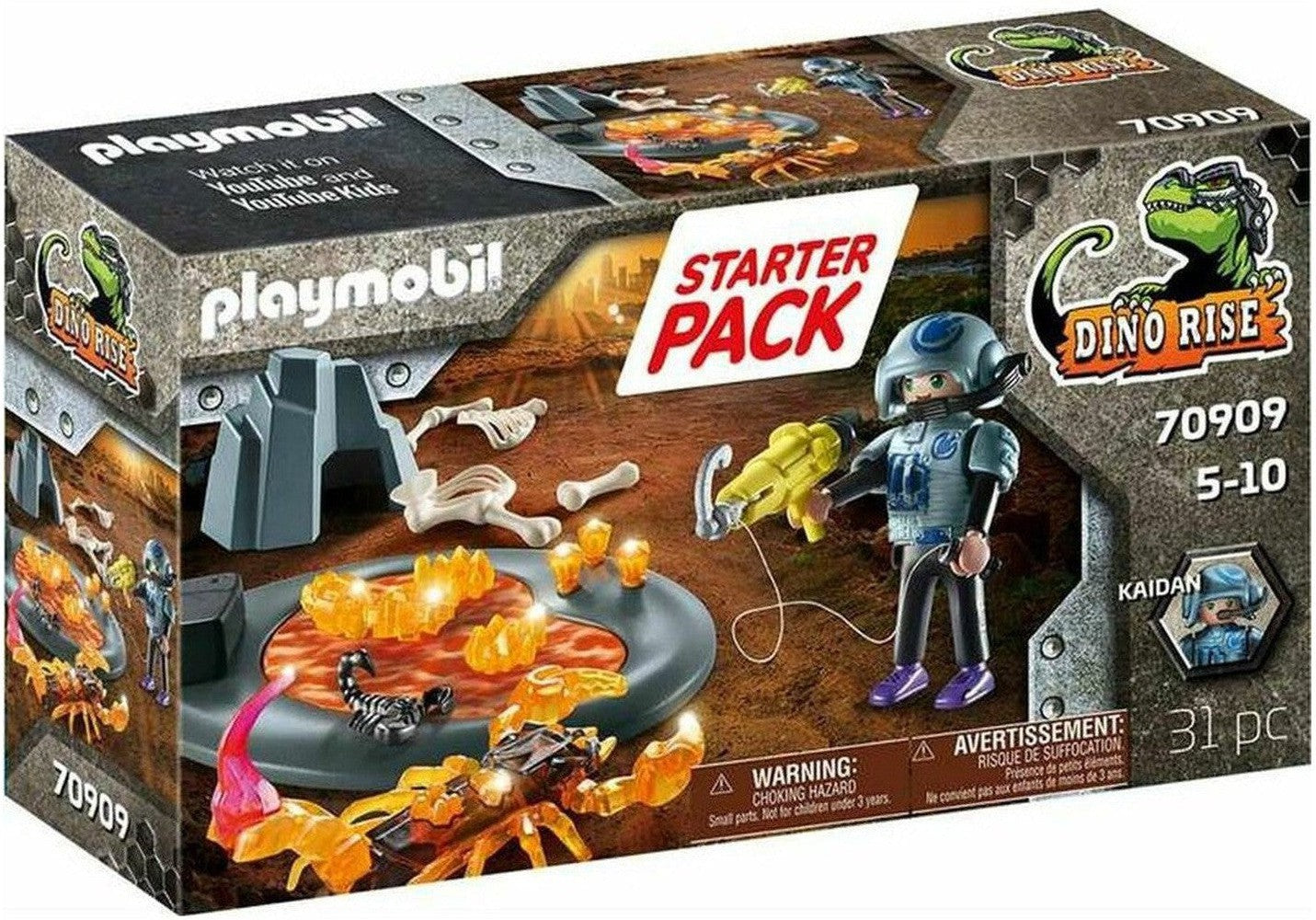 Playset Playmobil Dino Rise Starter Pack bojující proti Scorpionu