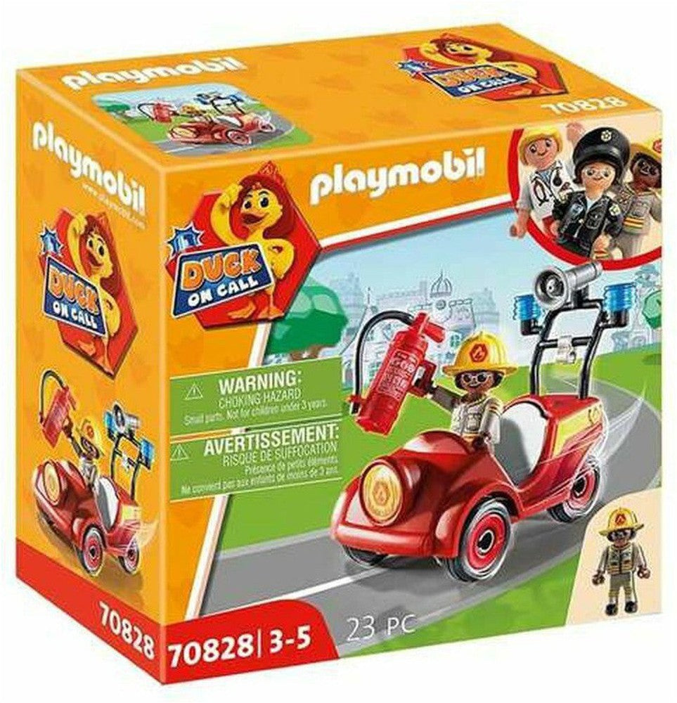 Playset Playmobil Duck on Call 70828 Car Fireman Mini (23 ks)