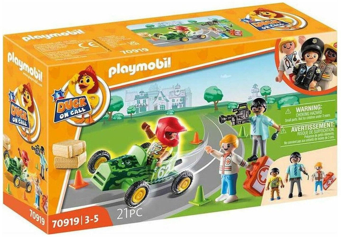 Playset Playmobil Duck on Call Action Ambulance 70919 (21 ks)