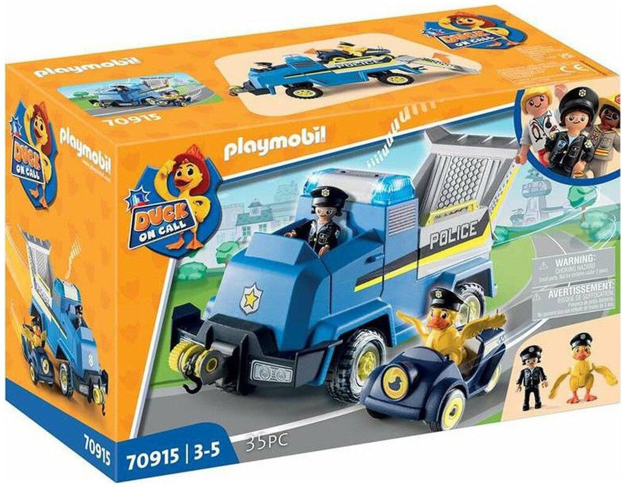 Playset Playmobil Duck on Call Police Emergency Vohion