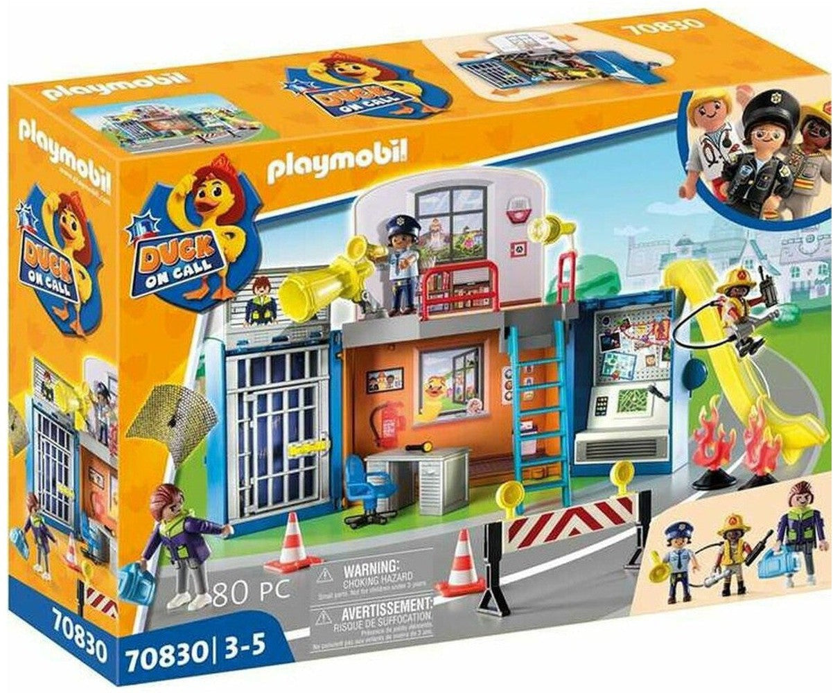 Playset PlayMobil Duck on Call Policejní důstojník Základní stanice 70830 (70