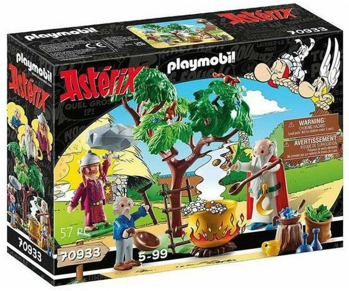 Playset PlayMobil Getafix s kotlíkem magického lektvaru astérix