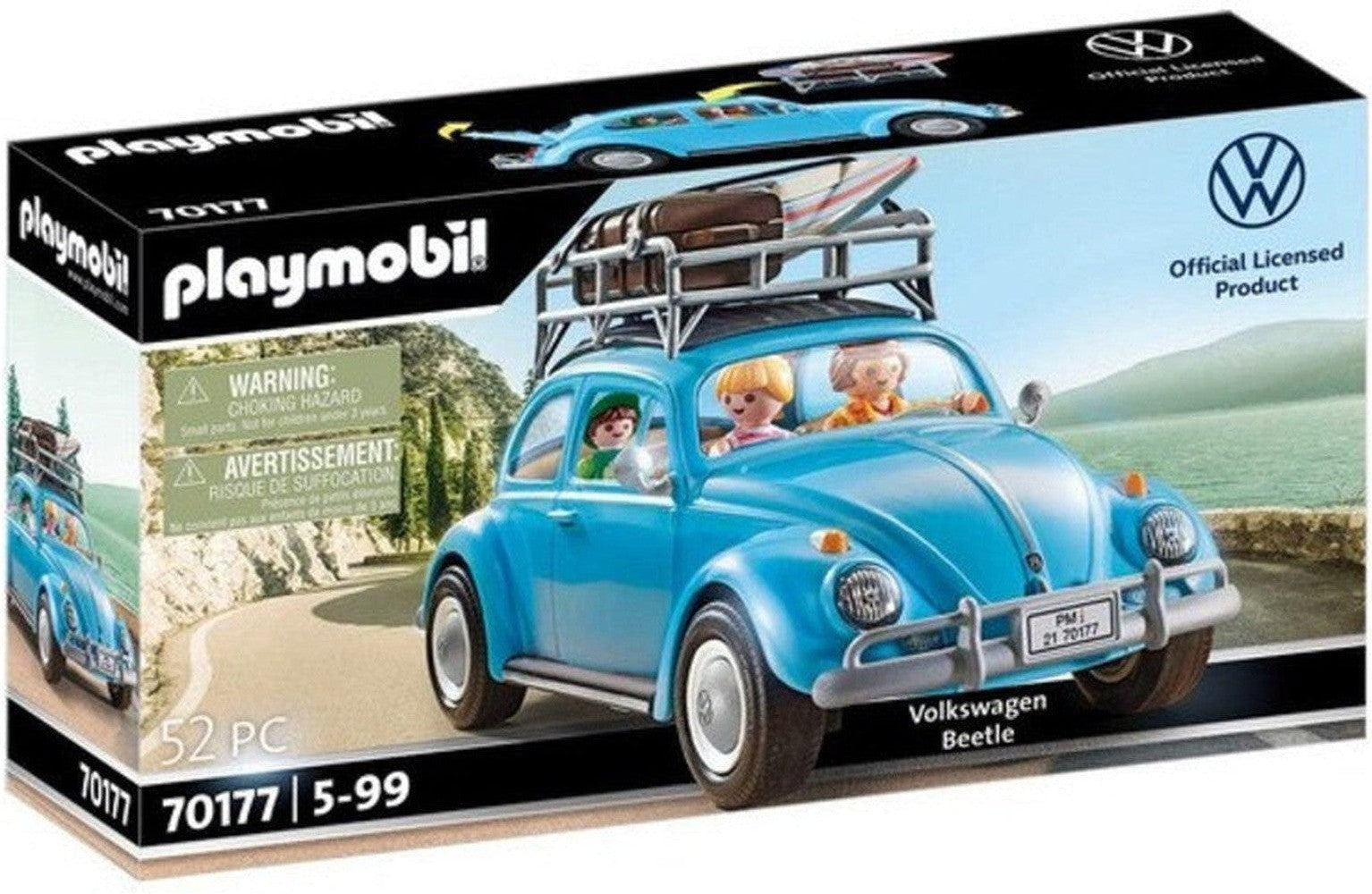 Playsett Volkswagen Beetle Playmobil 70177 52 kusů 4 jednotky