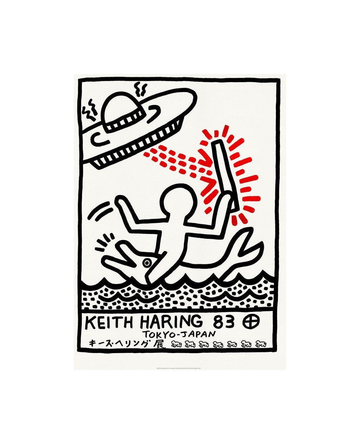 Print Keith Haring 83 od Keitha Haringa