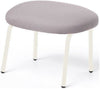 Puik Dost Footstool Steel, Lilac Grey