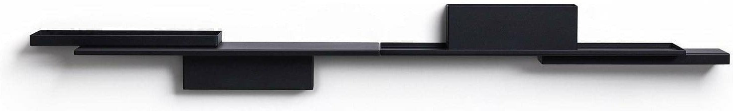 Puik Duplex Wall Shelf, Black