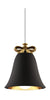  Mabelle M Pendant Black/Gold