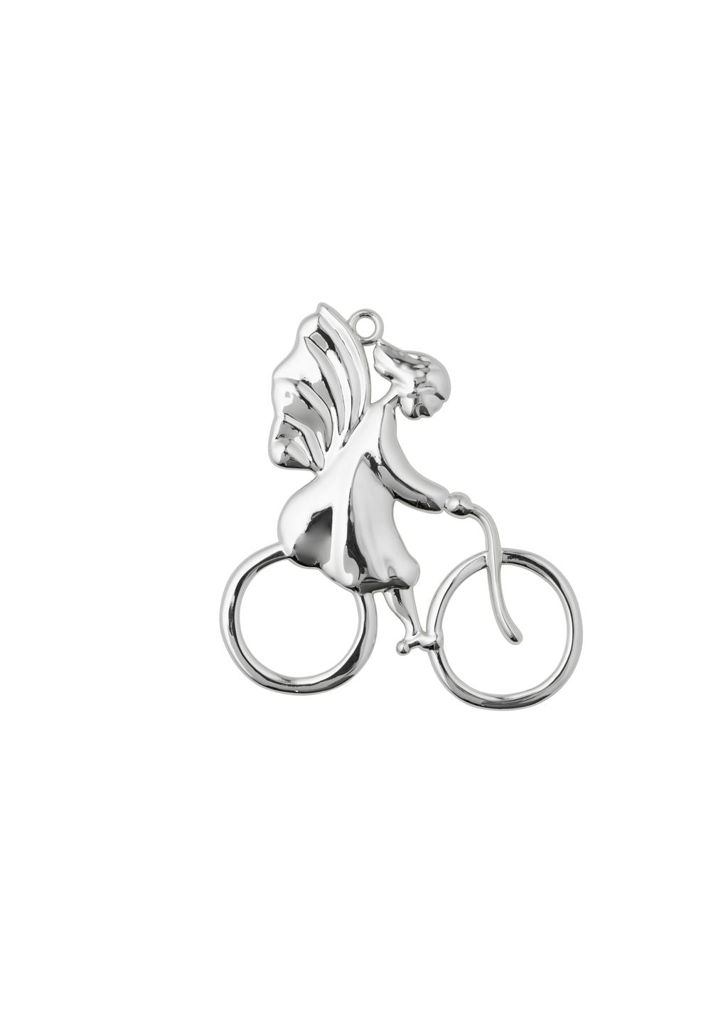 [product_category]-Rosendahl Karen Blixen Angel Girl On A Bicycle H7 Cm, Silver Plated-Rosendahl-5709513315216-31521-ROS-10