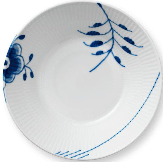 Royal Copenhagen Blue Futed Mega Deep Plate, 17 cm