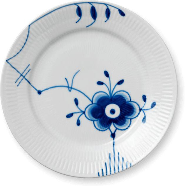 Royal Copenhagen Blue Futed Mega Plate, 19 cm