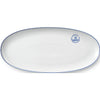 Royal Copenhagen Blueline Oval Top, 37 cm