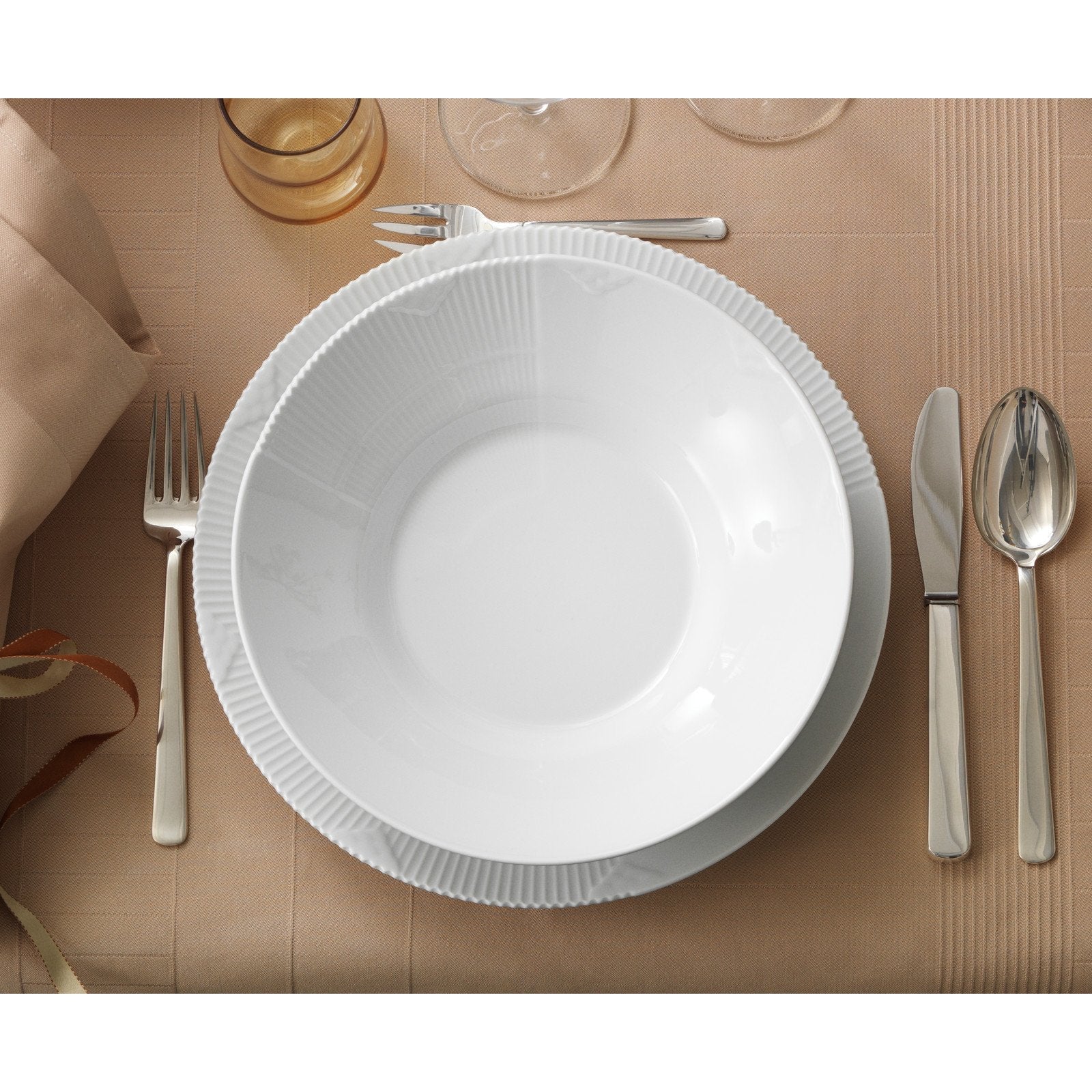 [product_category]-Royal Copenhagen Elements White Deep Plate, 25cm-Royal Copenhagen-5705140230335-1017495-ROY-5