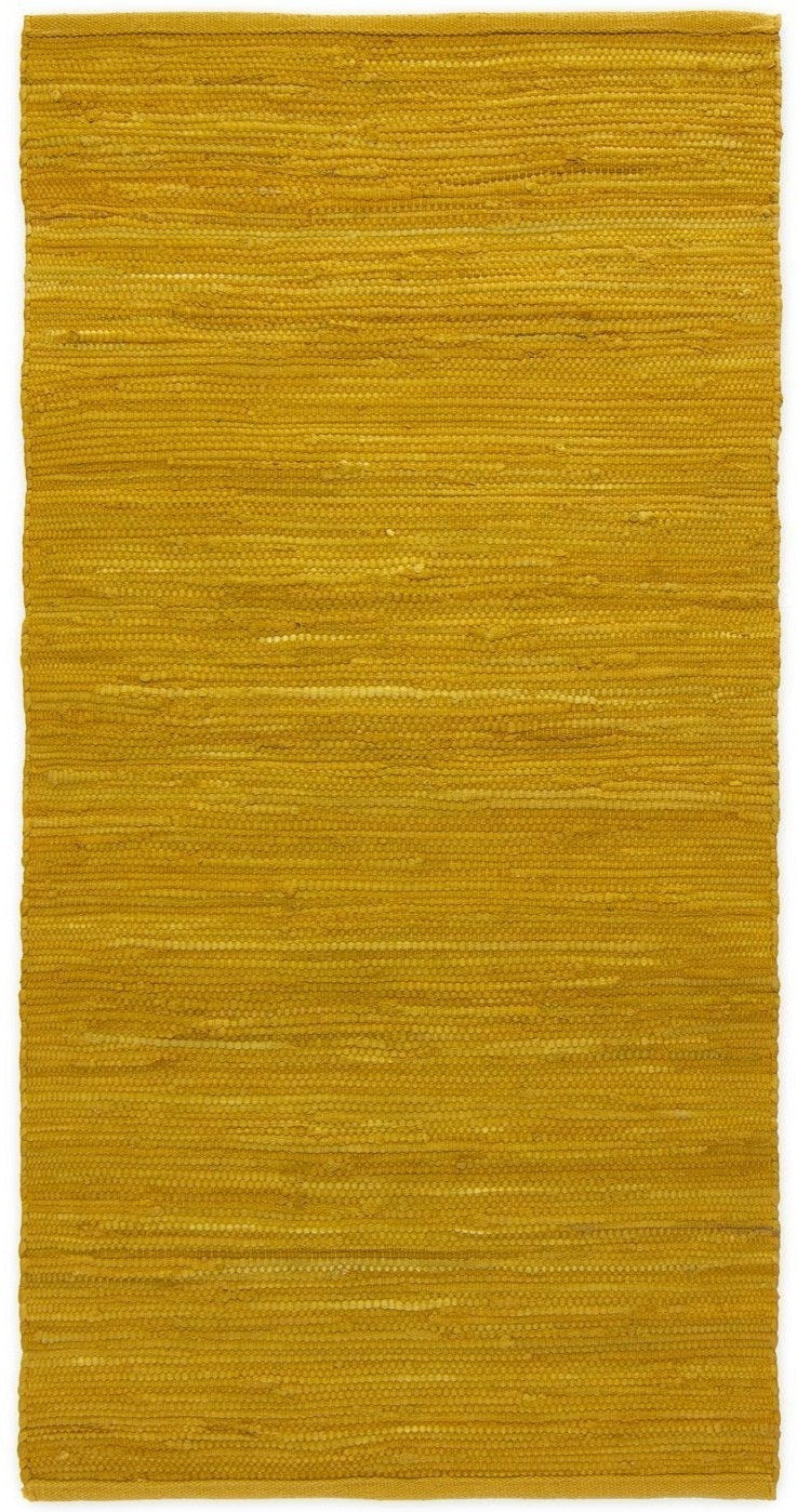 Rug Solid Cotton Carpet Burnished Amber, 170 X 240 Cm