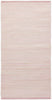 Rug Solid Cotton Rug Misty Rose, 75 X 300 Cm