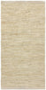 Rug Solid Leather Rug Beige, 65 X 135 Cm