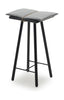 Skagerak Georg Bar Stool Low, Black/Light Grey