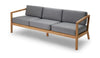 Skagerak Virkelyst 3 Seater Sofa, Ash