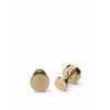 Skultuna Icon Cufflink Model 1 316 L Gold Plated Steel, ø1,5 Cm