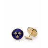 Skultuna Sweden Three Crowns Xl Cufflink Gold Plated, ø2,2 Cm