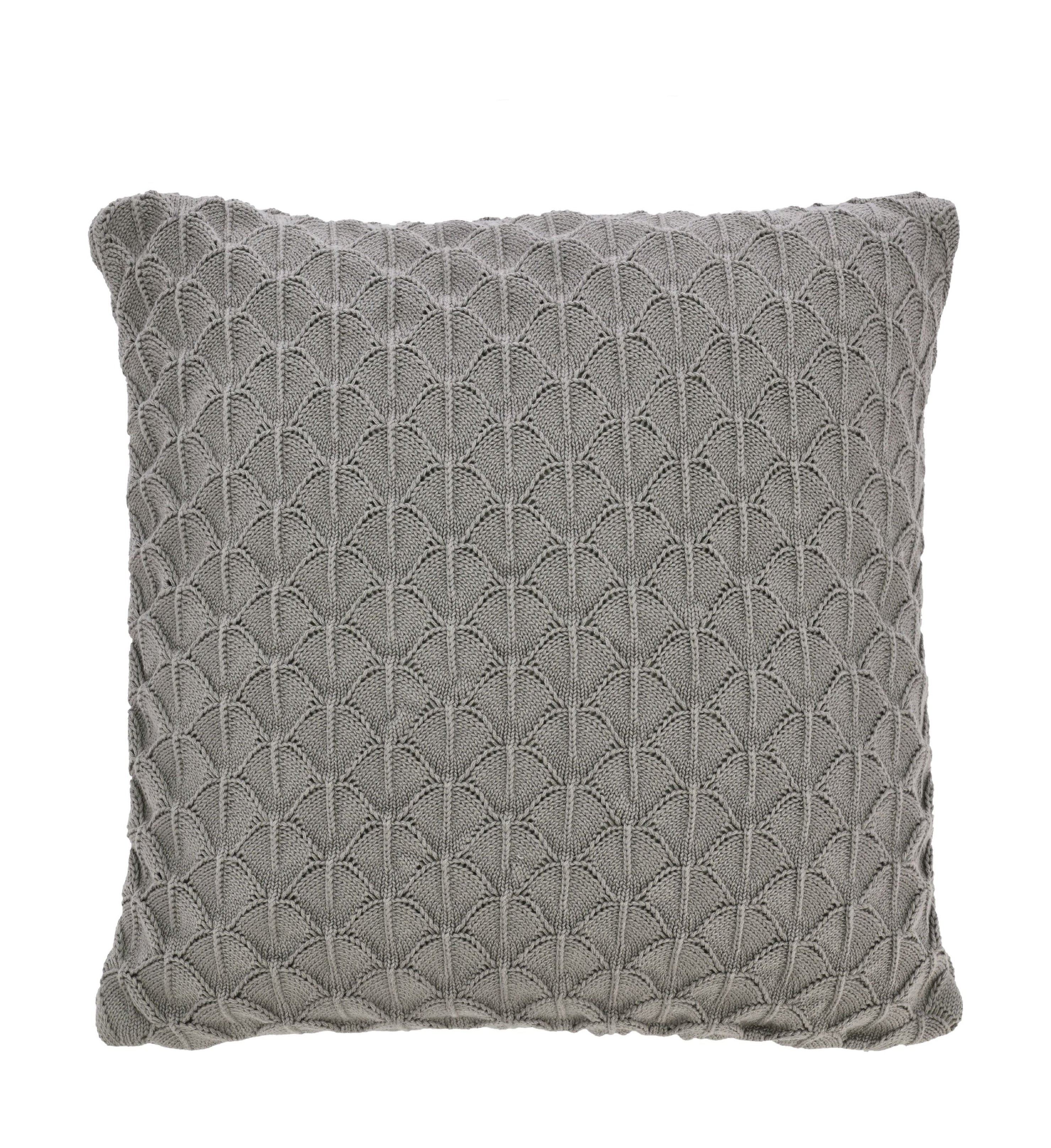 [product_category]-Södahl Scallop Cushion Cover 45x45 Cm, Grey-Södahl-5722000298649-29864-SOD-1