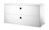 String Furniture String System Drawer Element 30x78x42 Cm, White