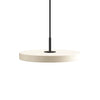 Umage Asteria Mini Led Pendant, Black Metal/Pearl White