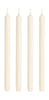 Villa Collection Aia Stick Candle Set Of 4 øx H 2,2x30, Creme